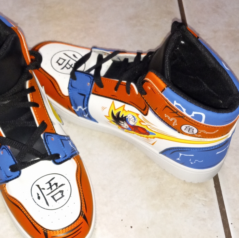 DragonBall Z High Top Shoes Size 10